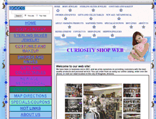 Tablet Screenshot of curiosityshopweb.com